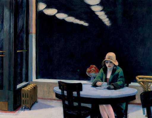 Otra paletada jurisprudencial para enterrar el silencio administrativo positivo - delaJusticia.com edward hopper automat.width 600 - delaJusticia.com